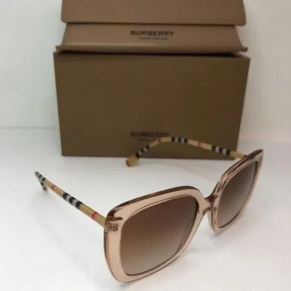 New - ? Original Burberry Caroll Gradient Brown Square 